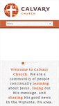 Mobile Screenshot of calvarywyncote.com
